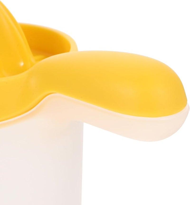 Yellow Manual Lemon Squeezer Hand Press Juicer With Strainer For Home Kitchen Citrus Fruits - Image 5